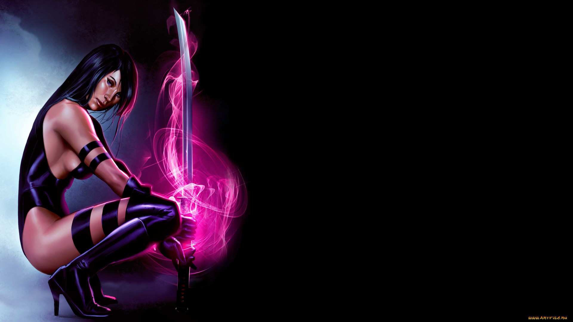 psylocke marvel wallpaper