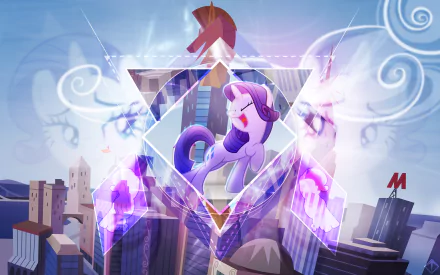 My Little Pony vector Rarity (My Little Pony) TV Show My Little Pony: Friendship Is Magic HD Desktop Wallpaper | Background Image