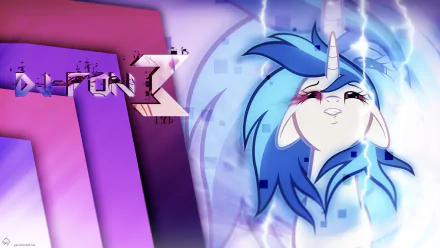 text My Little Pony Vinyl Scratch vector DJ Pon-3 TV Show My Little Pony: Friendship Is Magic HD Desktop Wallpaper | Background Image