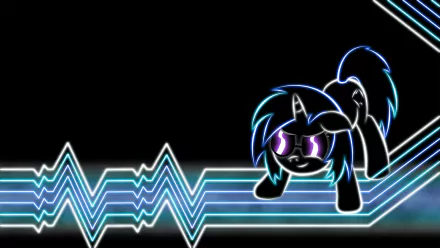 My Little Pony Vinyl Scratch DJ Pon-3 TV Show My Little Pony: Friendship Is Magic HD Desktop Wallpaper | Background Image