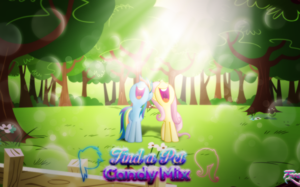 TV Show My Little Pony: Friendship is Magic My Little Pony Fluttershy Rainbow Dash Vector HD Wallpaper | Background Image