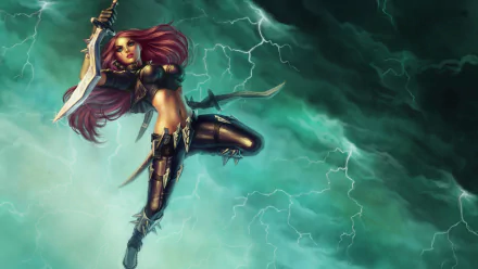 Katarina (League Of Legends) video game League Of Legends HD Desktop Wallpaper | Background Image
