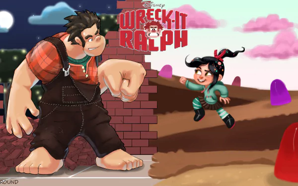 logo Vanellope von Schweetz Ralph (Wreck-It Ralph) movie Wreck-It Ralph HD Desktop Wallpaper | Background Image