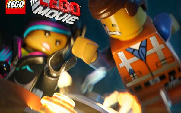 Movie The Lego Movie Lego Emmet Wyldstyle Text Logo HD Wallpaper | Background Image