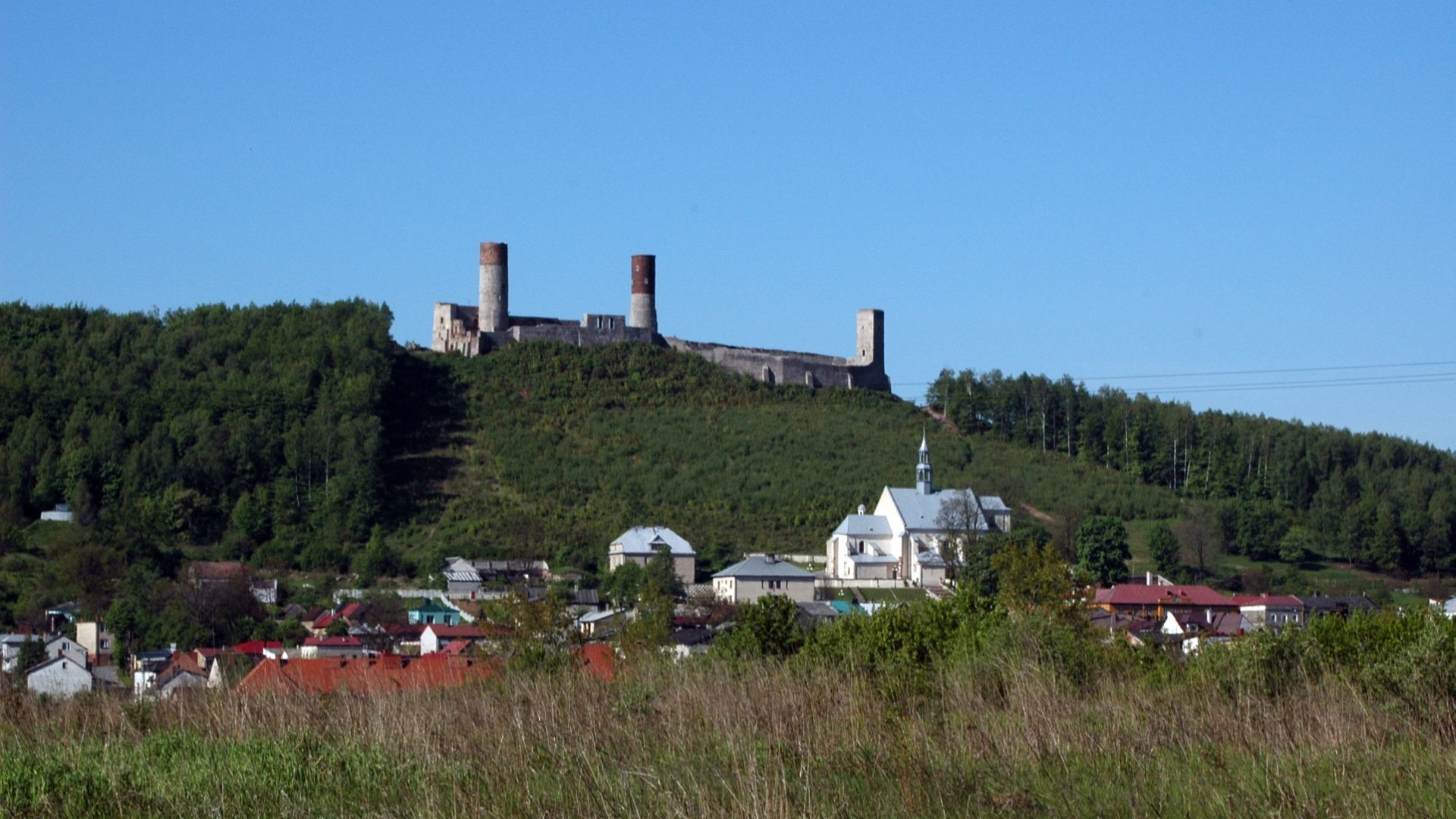 Download Man Made Checiny Castle HD Wallpaper