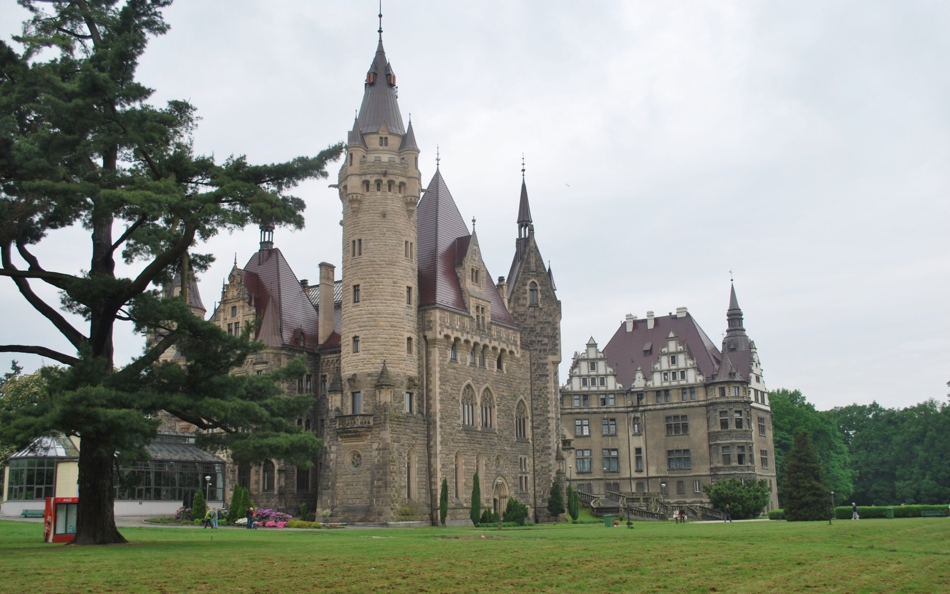 Download Man Made Moszna Castle HD Wallpaper