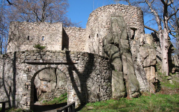 man made Bolczów Castle HD Desktop Wallpaper | Background Image