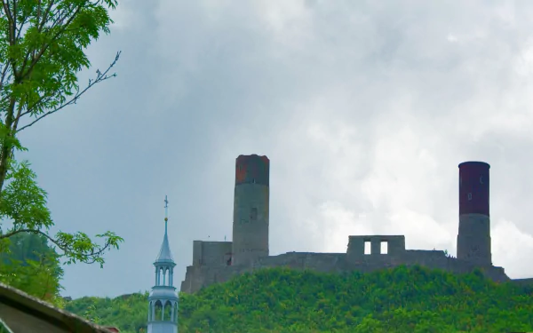 man made Checiny Castle HD Desktop Wallpaper | Background Image