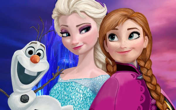 Movie Frozen Anna Elsa Olaf HD Wallpaper | Background Image