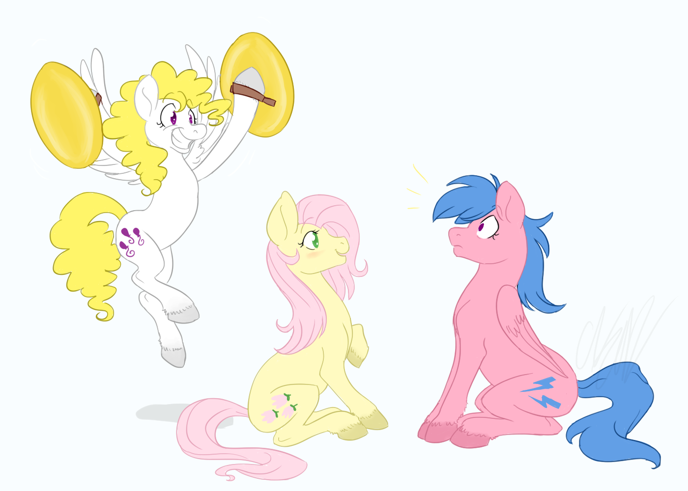 Download Posey (My Little Pony) Surprise (My Little Pony) Firefly (My Little Pony) TV Show My Little Pony: Friendship Is Magic Wallpaper by cartoonlion