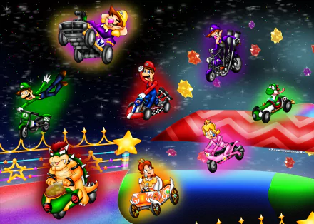 video game Mario Kart Wii HD Desktop Wallpaper | Background Image