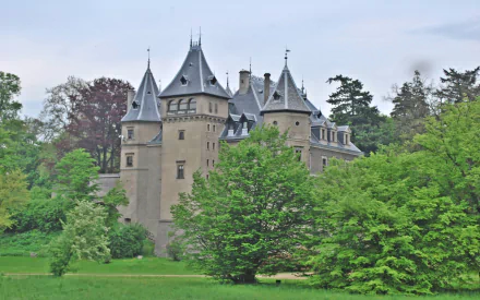 man made Goluchów Castle HD Desktop Wallpaper | Background Image