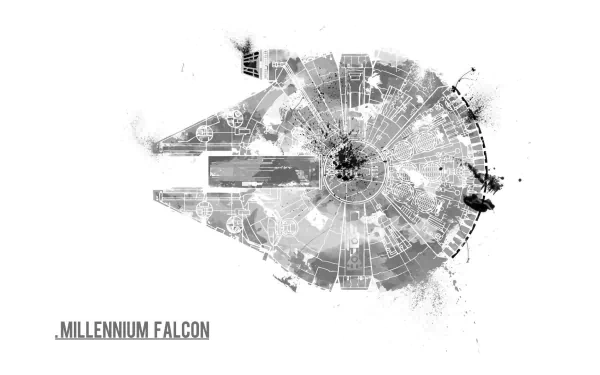 Millennium Falcon Sci Fi Star Wars HD Desktop Wallpaper | Background Image