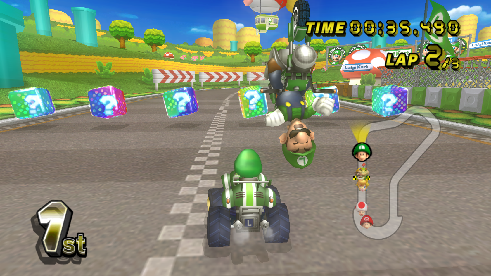 Video Game Mario Kart Wii HD Wallpaper | Background Image