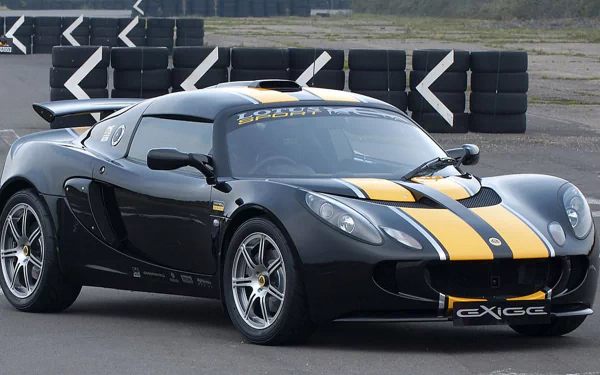 black car car Lotus (Car) vehicle Lotus Exige HD Desktop Wallpaper | Background Image
