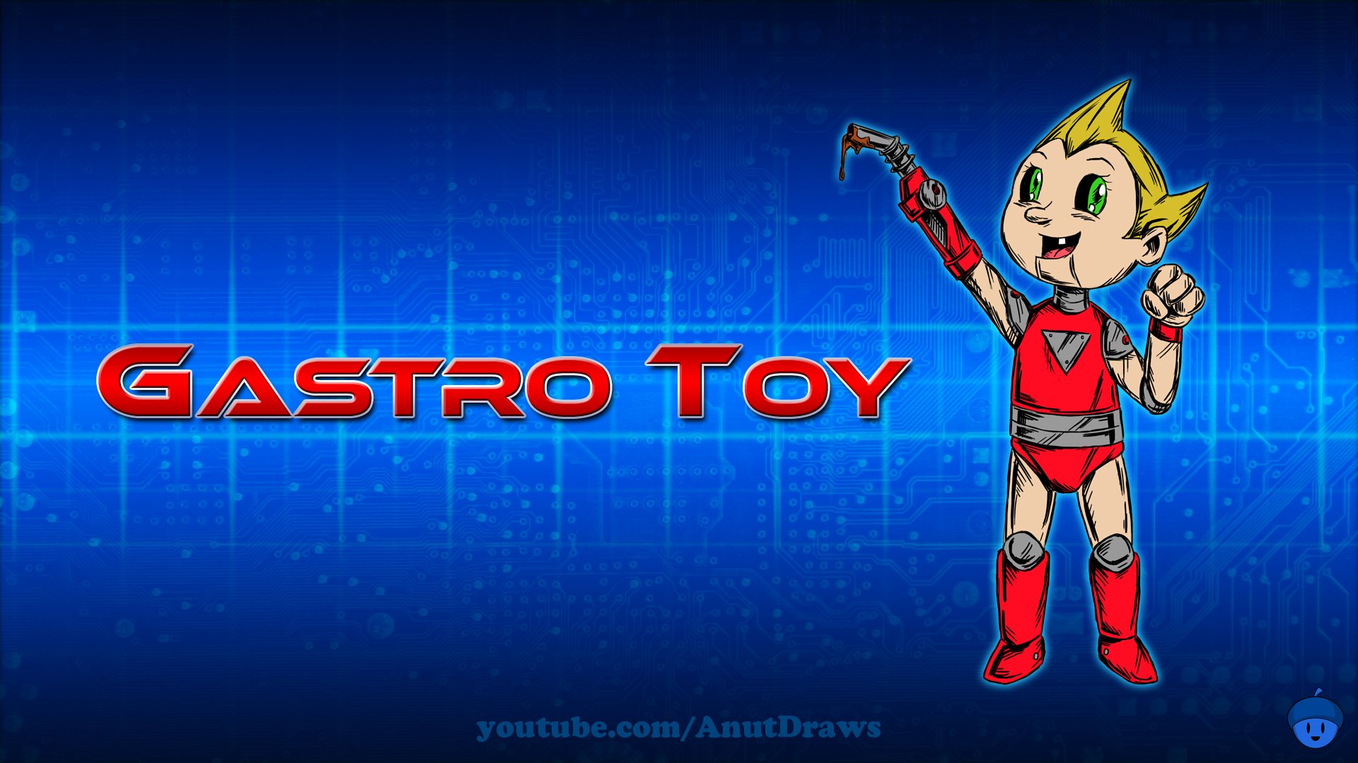 Download Anime Astro Boy HD Wallpaper by AnutDraws