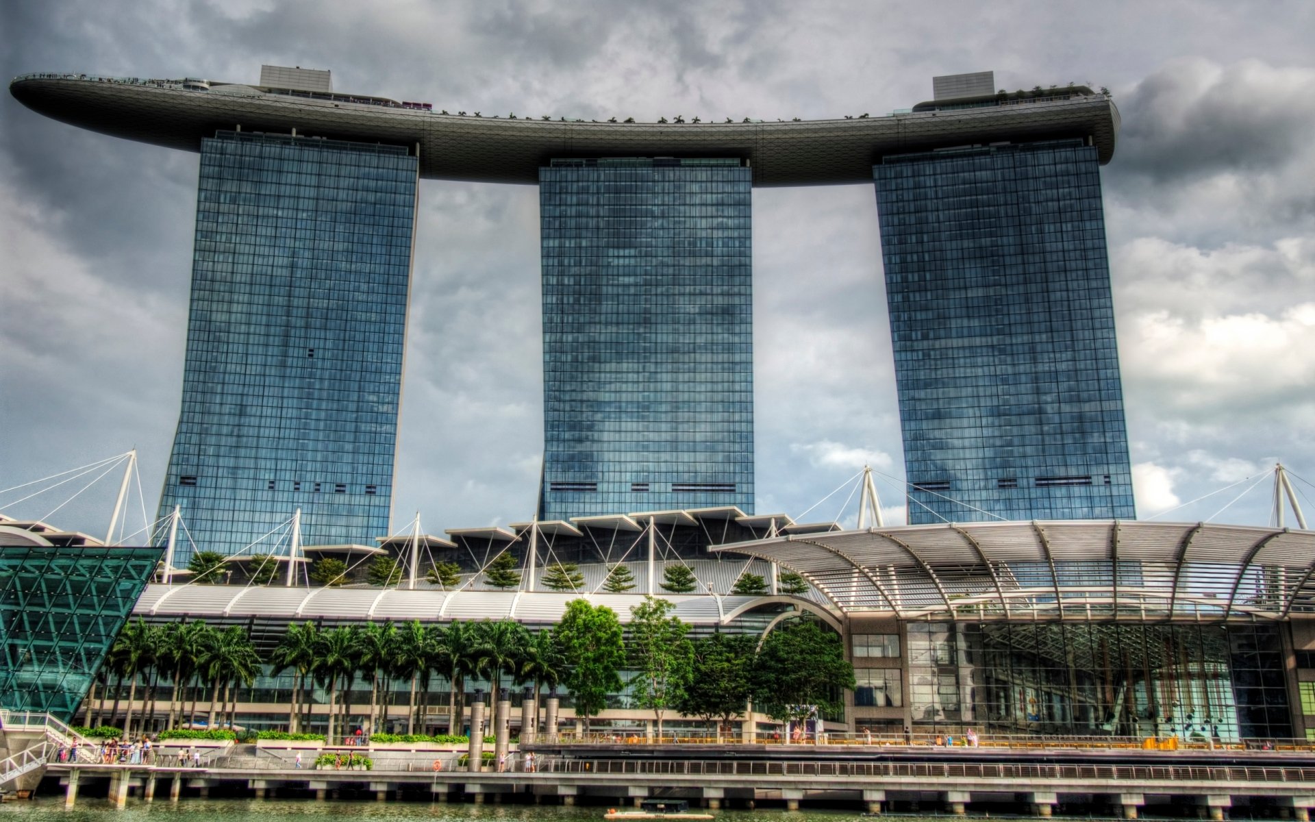 Download Man Made Marina Bay Sands HD Wallpaper