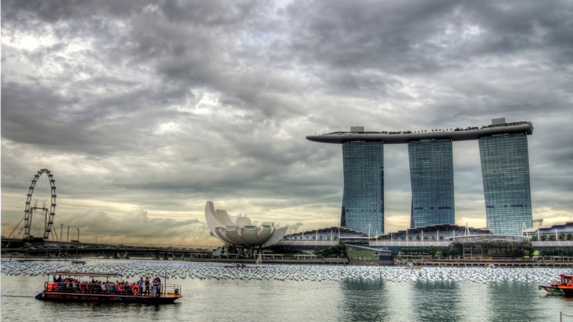 Download Man Made Marina Bay Sands HD Wallpaper