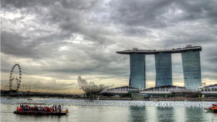 man made Marina Bay Sands HD Desktop Wallpaper | Background Image