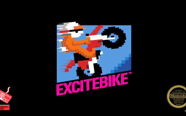 video game excitebike HD Desktop Wallpaper | Background Image