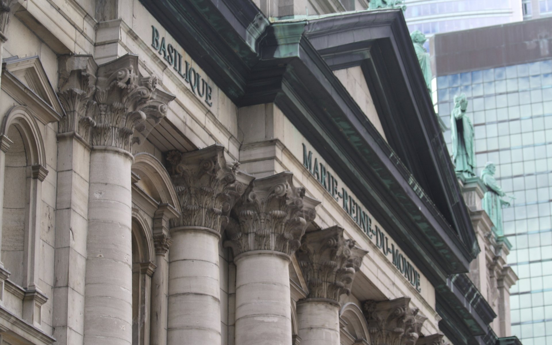 Download Religious Basilique-Cathedrale Marie-Reine Du Monde In Montreal HD Wallpaper