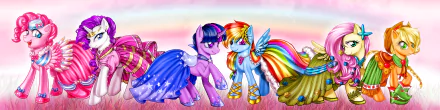 A colorful HD desktop wallpaper featuring Twilight Sparkle and Rainbow Dash from My Little Pony: Friendship Is Magic, showcasing vibrant designs and playful friendship.
