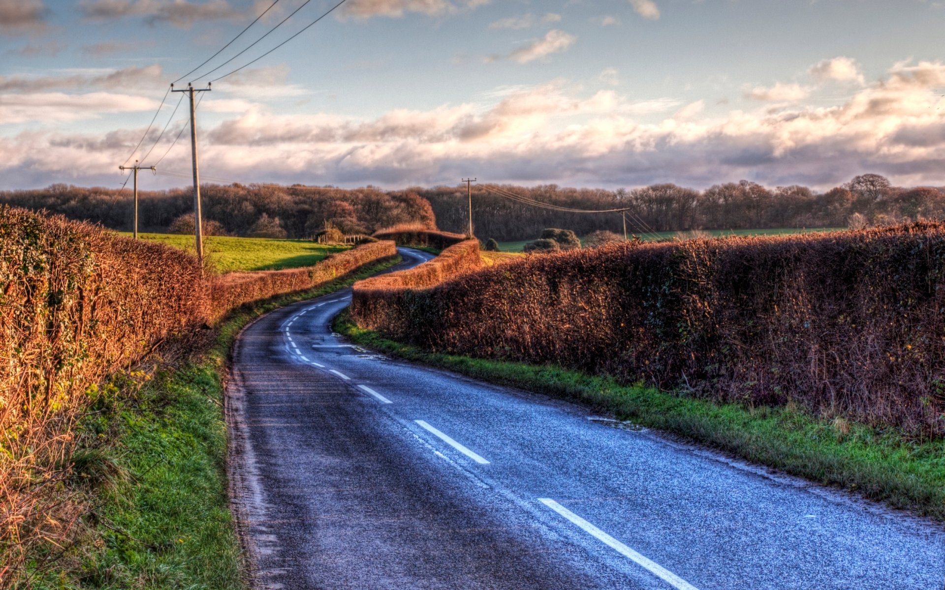 Download Man Made Road HD Wallpaper