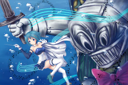 Oktavia von Seckendorff Sayaka Miki Anime Puella Magi Madoka Magica HD Desktop Wallpaper | Background Image