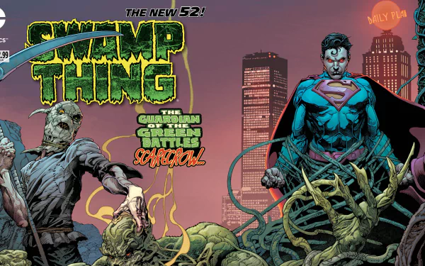 Comic Swamp Thing HD Desktop Wallpaper | Background Image