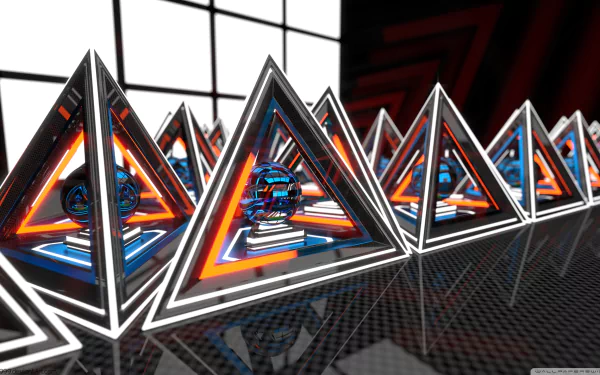 artistic pyramid HD Desktop Wallpaper | Background Image