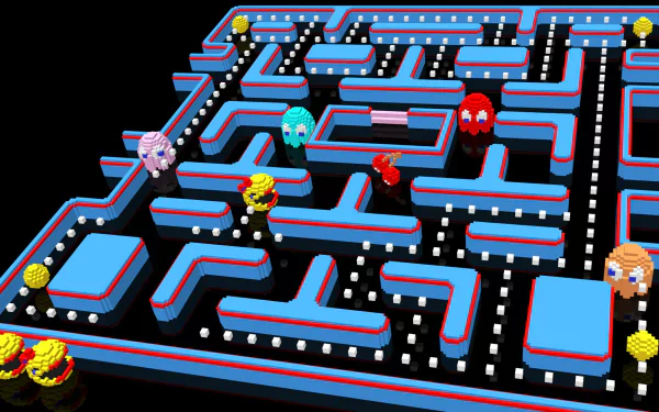 Pac-Man video game ms. pac-man HD Desktop Wallpaper | Background Image