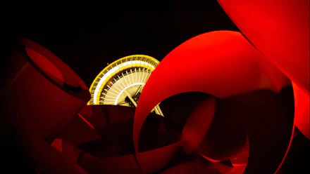 man made Space Needle HD Desktop Wallpaper | Background Image