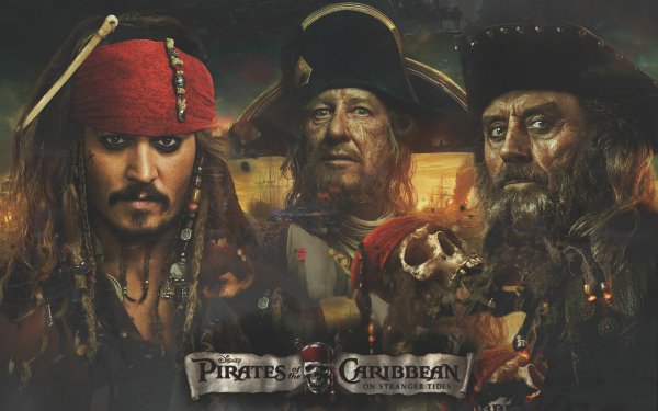 Movie Pirates of the Caribbean: On Stranger Tides Pirates Of The Caribbean Pirate Johnny Depp Jack Sparrow Ian McShane Blackbeard Geoffrey Rush Hector Barbossa HD Wallpaper | Background Image