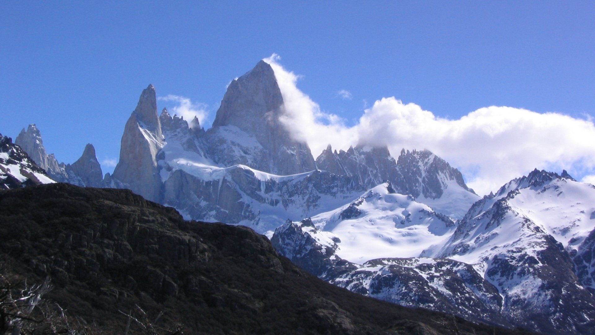 Download Nature Mount Fitz Roy HD Wallpaper