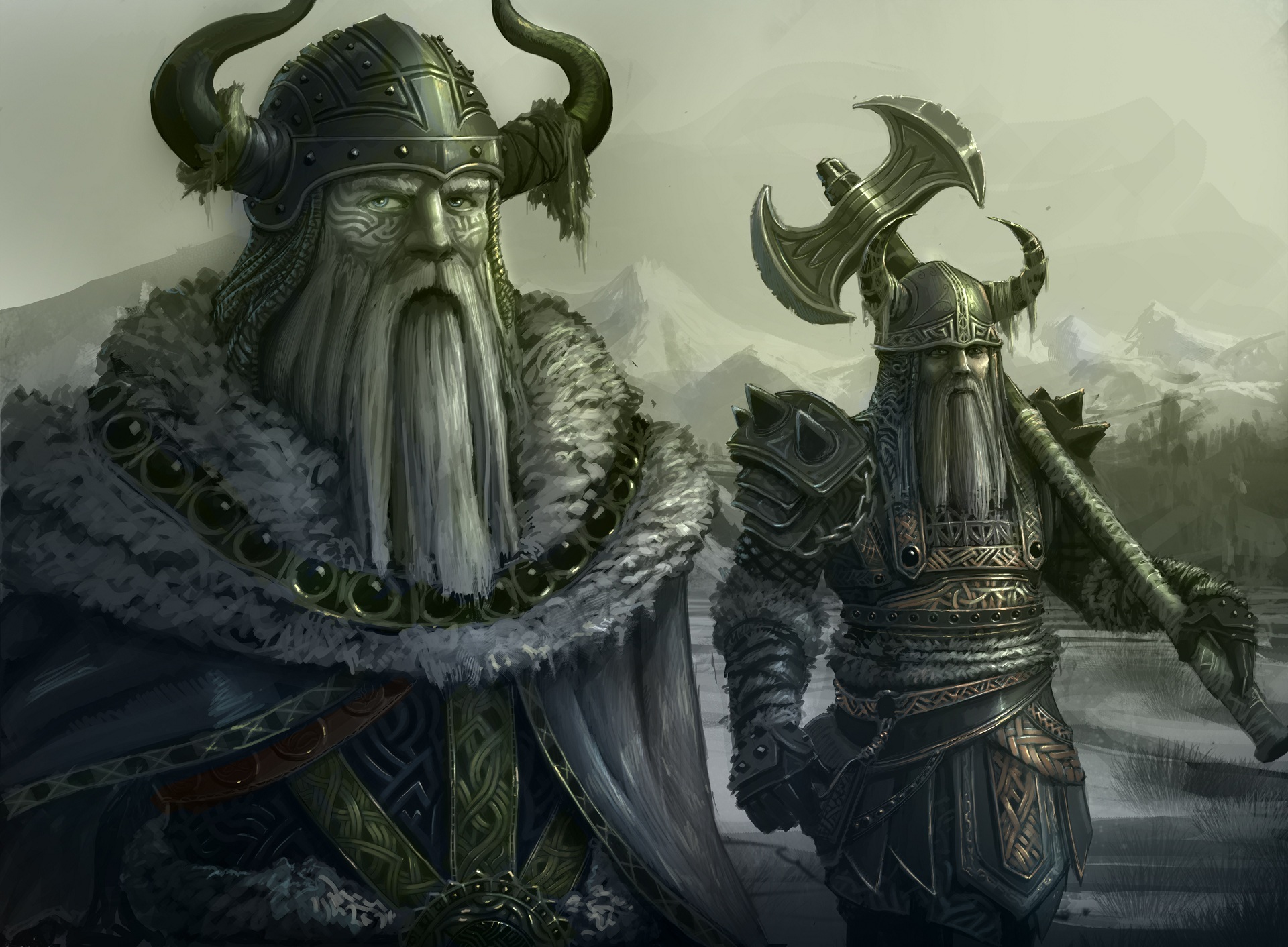 Viking Warriors by Romain SUREAU