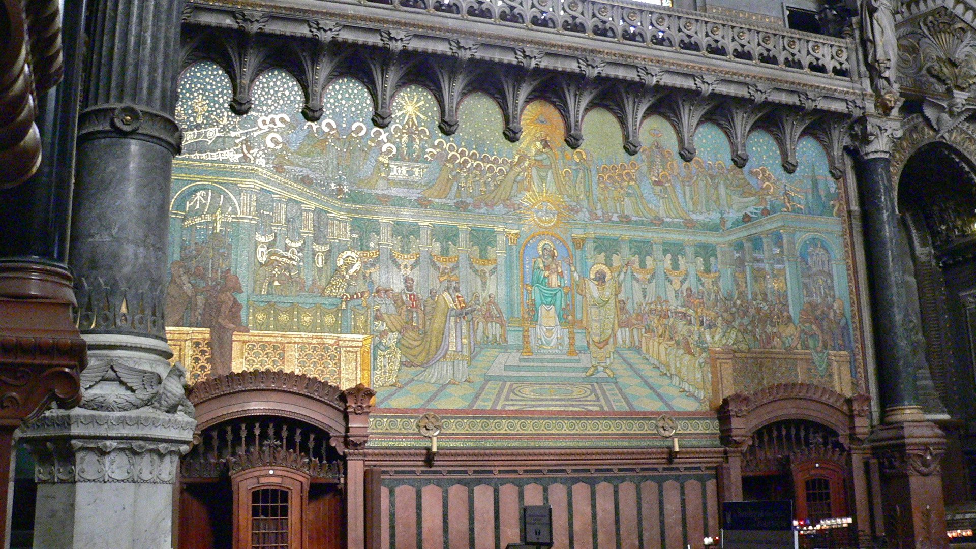 Download Religious Basilica Of Notre-Dame De Fourvière HD Wallpaper