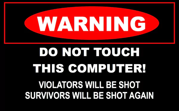 funny warning HD Desktop Wallpaper | Background Image