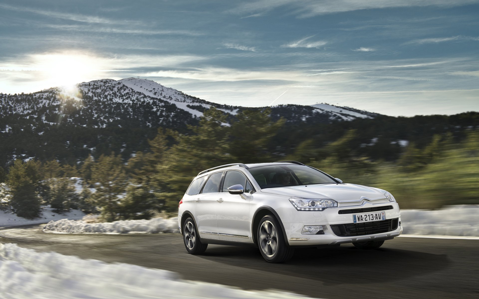 Download Citroën Vehicle Citroen C5 Cross Tourer HD Wallpaper