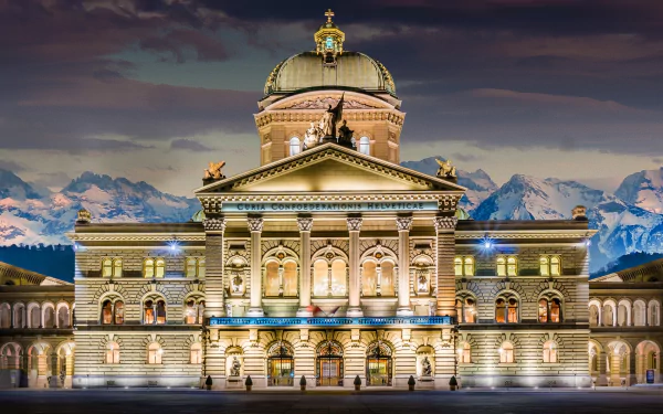 man made Swiss Parliament Building HD Desktop Wallpaper | Background Image