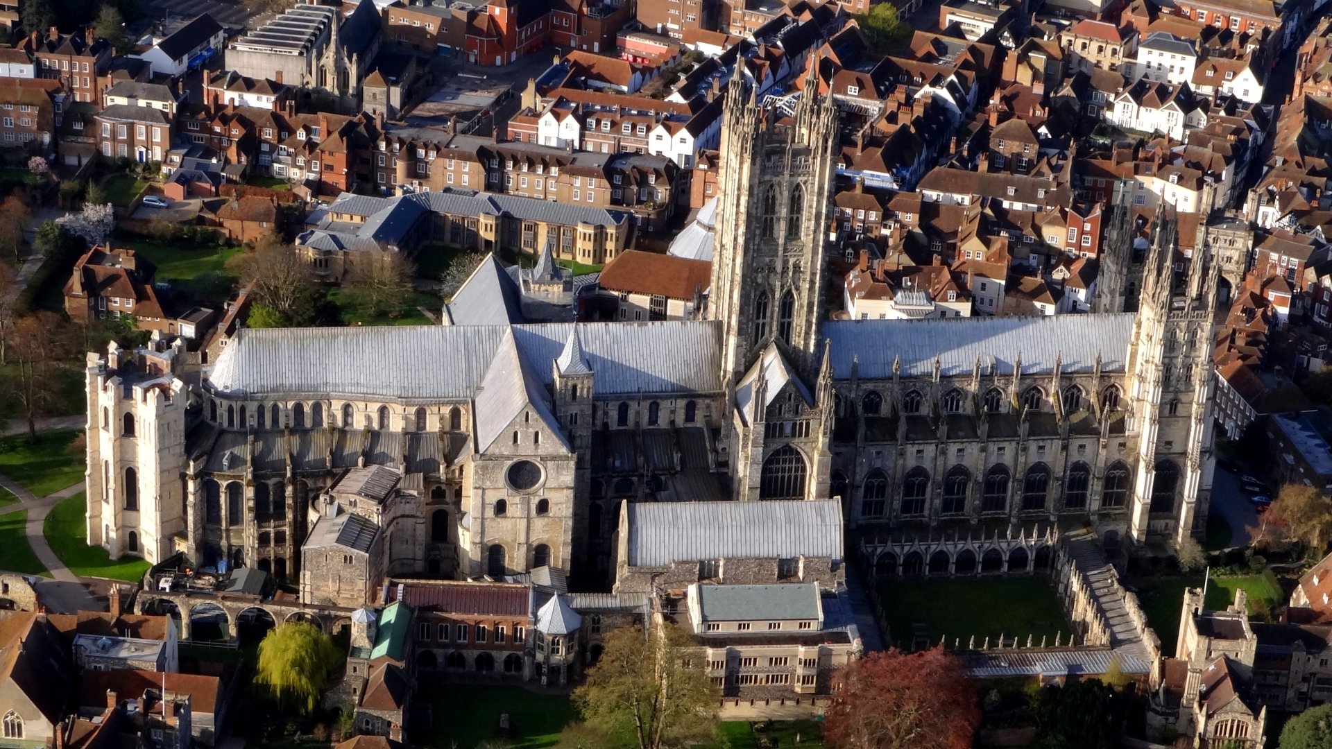 Download Religious Canterbury Cathedral HD Wallpaper