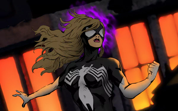 Comic Spider-Woman HD Desktop Wallpaper | Background Image