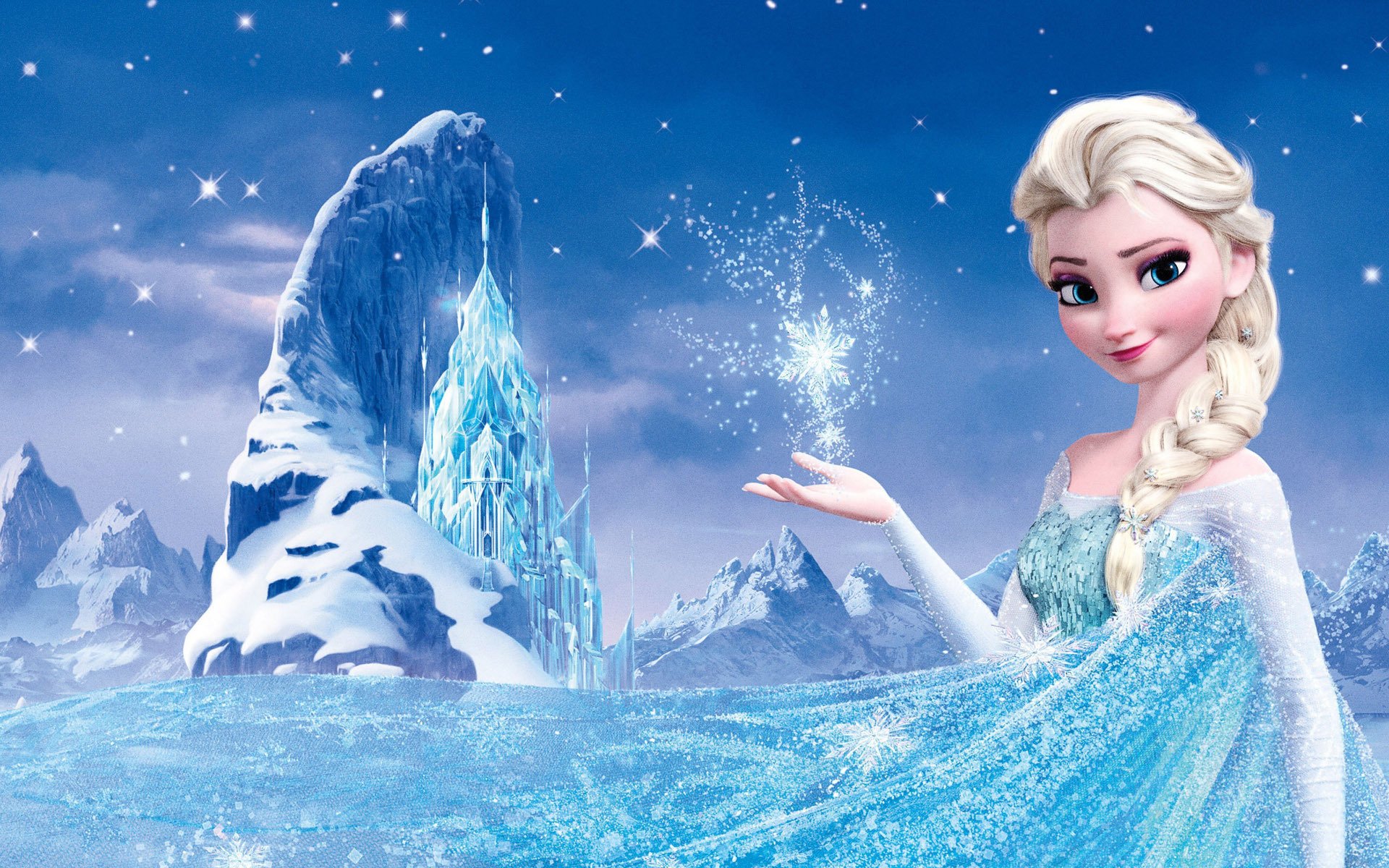 Elsas Ice Magic Frozen Hd Wallpaper