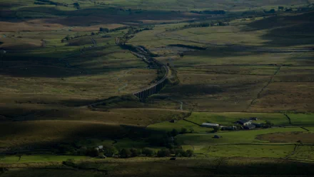 man made Ribblehead Viaduct HD Desktop Wallpaper | Background Image