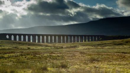 man made Ribblehead Viaduct HD Desktop Wallpaper | Background Image