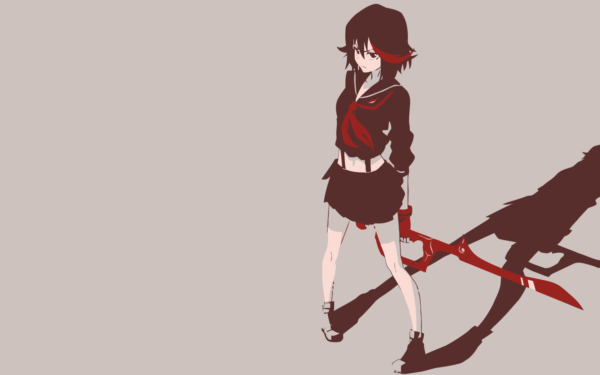Minimalist Ryuko Matoi Wallpaper Explore The Mobile Wallpapers Associated With The Tag