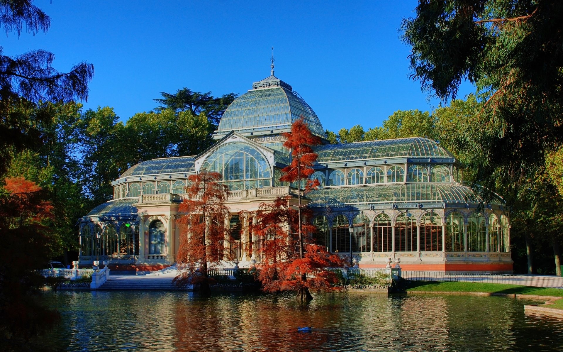 Palacio de Cristal HD Wallpaper