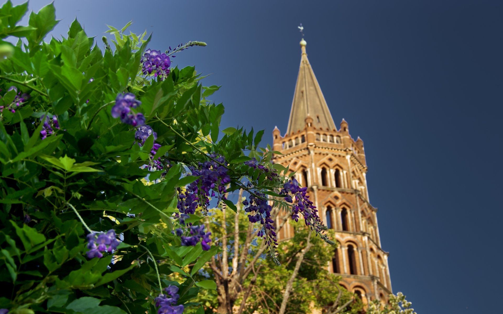 Download Religious Basilica Of St. Sernin, Toulouse HD Wallpaper
