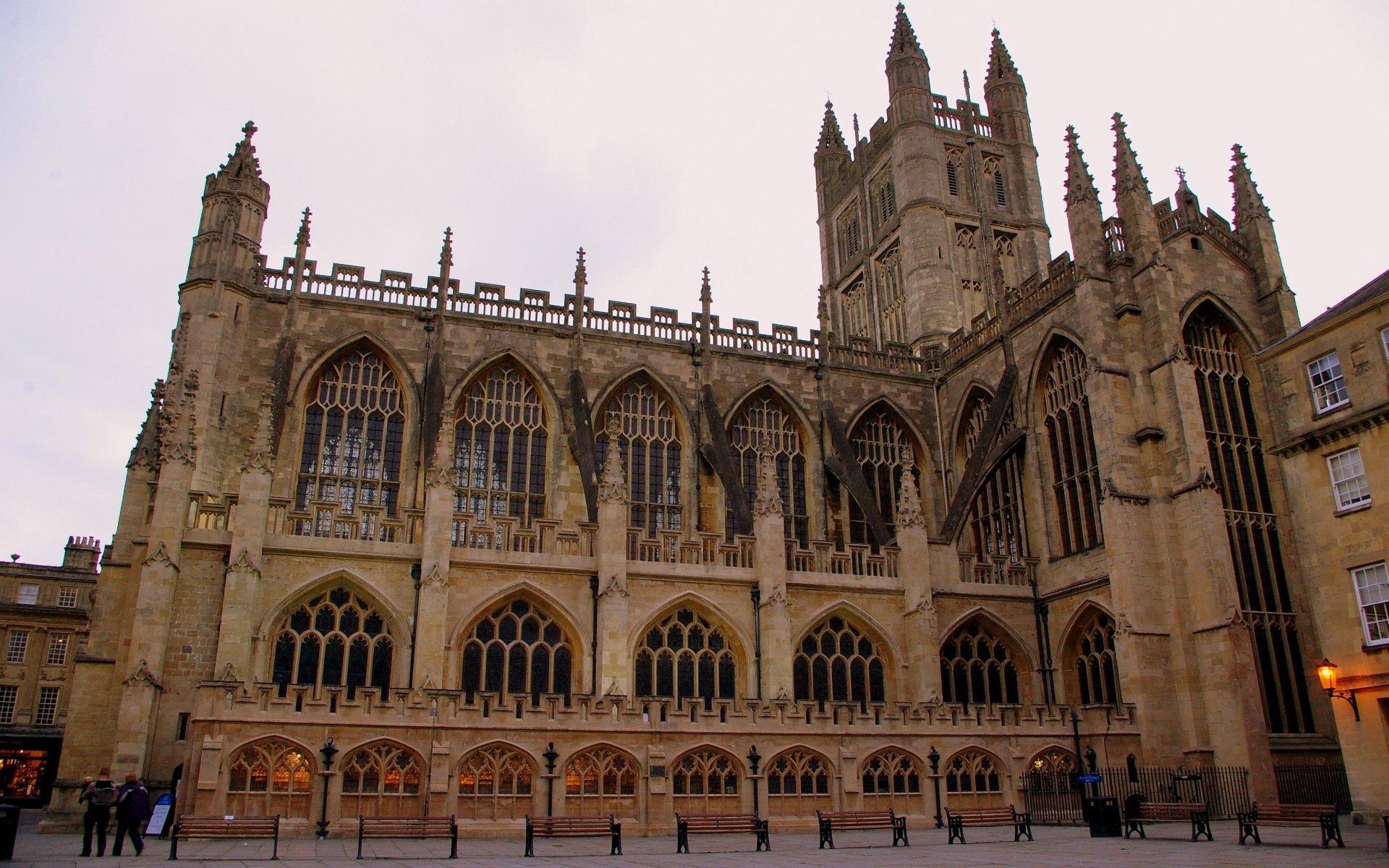 Download Religious Bath Abbey HD Wallpaper