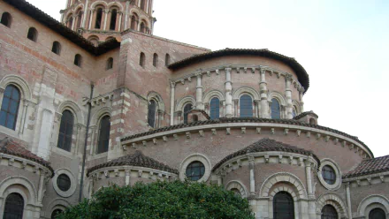 religious Basilica of St. Sernin, Toulouse HD Desktop Wallpaper | Background Image