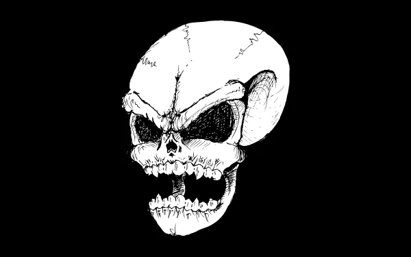 dark skull HD Desktop Wallpaper | Background Image